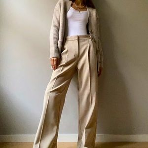 Aritzia Wilfred Effortless pant trouser taupe size 6 BNWT